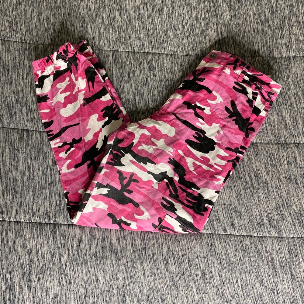 Pink Camo Joggers